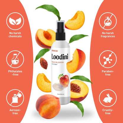 Area Deodorizer Peach Blossom 8oz Spray - Bathroom Odor Eliminator & Toilet Deodorizer