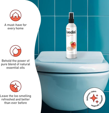 Area Deodorizer Peach Blossom 8oz Spray - Bathroom Odor Eliminator & Toilet Deodorizer