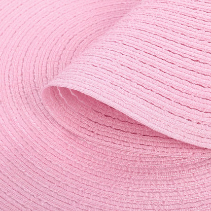 Round Braided Placemats Set of 4 Washable 15 inch Round Table Mats for Dining Table Place Mats Home Wedding Party Decor (Pink, 4)