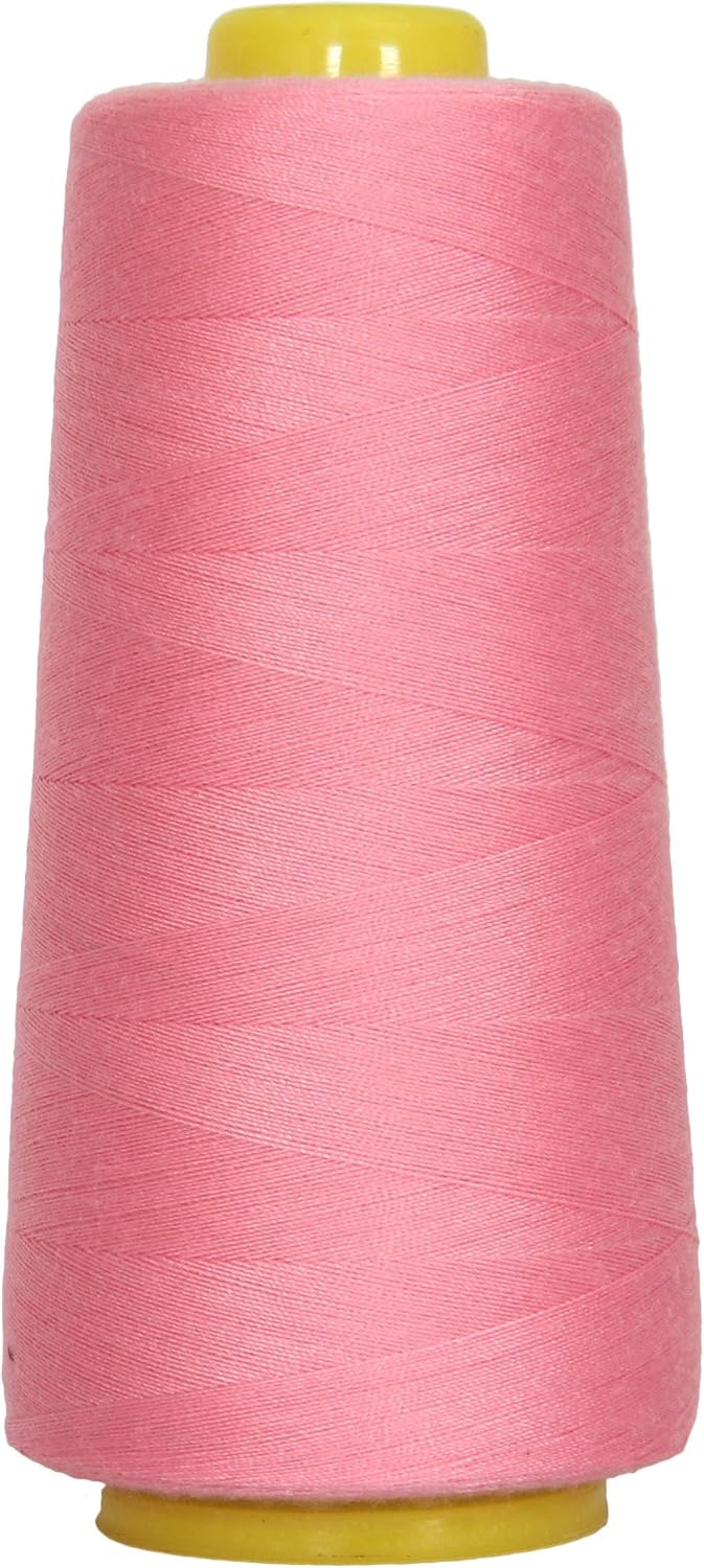 Polyester Serger Thread, 2750yd 40/2, Dusty Pink | Polyester serger thread for overlock sewing, seams and garment construction. Large cone gives smooth, reliable stitching.