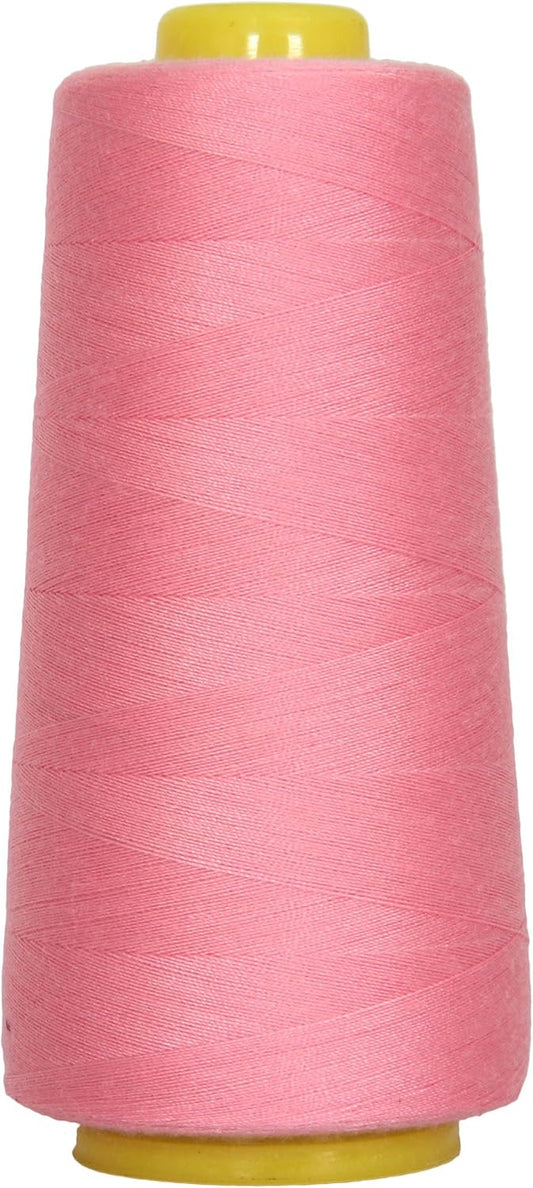 Polyester Serger Thread, 2750yd 40/2, Dusty Pink | Polyester serger thread for overlock sewing, seams and garment construction. Large cone gives smooth, reliable stitching.