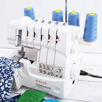 Polyester Serger Thread, 2750yd 40/2, Dusty Pink | Polyester serger thread for overlock sewing, seams and garment construction. Large cone gives smooth, reliable stitching.