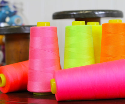 Polyester Serger Thread, 2750yd 40/2, Dusty Pink | Polyester serger thread for overlock sewing, seams and garment construction. Large cone gives smooth, reliable stitching.
