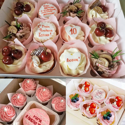 150 Pieces Tulip Cupcake Muffin Liners Paper Baking Cups Greaseproof Cupcake Wrappers for Birthday Wedding Party Baby Showers Catering Restaurants(Pink)
