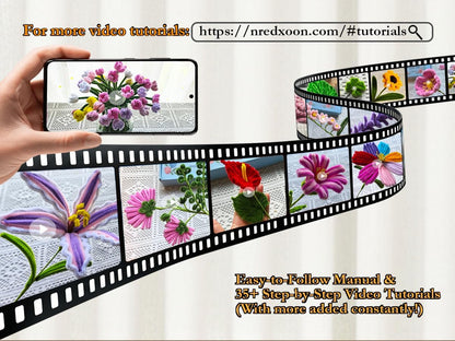 Pipe Cleaner Flower Kit 400pcs Pink Lily Tulip DIY Bouquet Craft