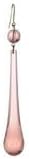 ® 3 Inch Pink Teardrop with Pink Bead
