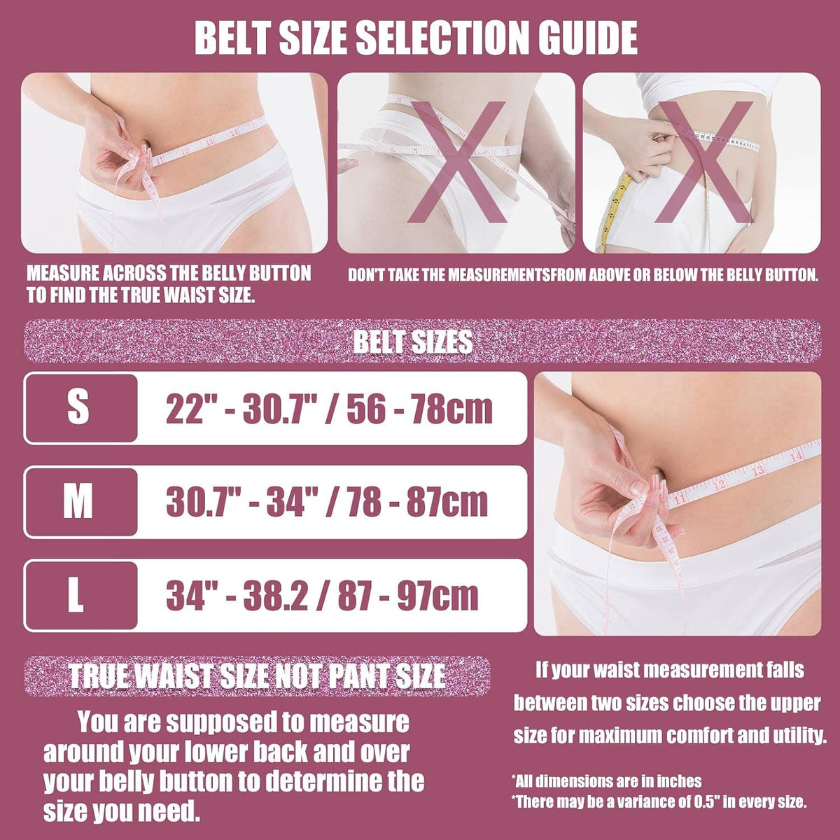 Weight Lifting Belt For Ladies Leather Gym Belts Lower Waist Back Support For Women Men Fitness Squat Deadlift Heavy Duty Cross Training Gym Powerlifting Workout