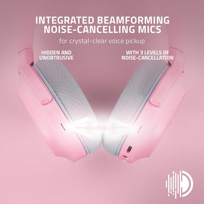 Barracuda Wireless Gaming & Mobile Headset, 2.4GHz + Bluetooth, Pink