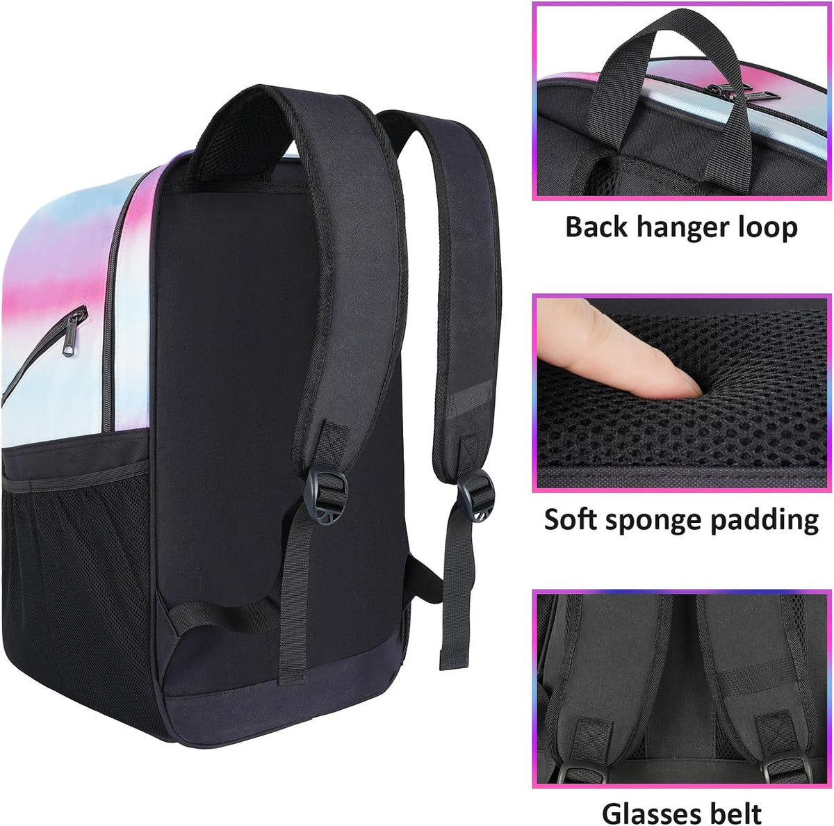 Large Basketball Backpack Bag with Shoe Compartment, Ball Holder