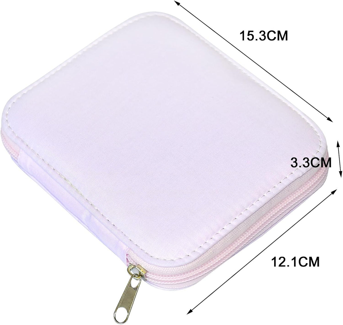 Sewing Kit with Case Portable Sewing Supplies for Home Traveler, Adults, Beginner, Emergency, Contains 18 Sewing Thread, Scissors, Needles, Measure etc (Pink)