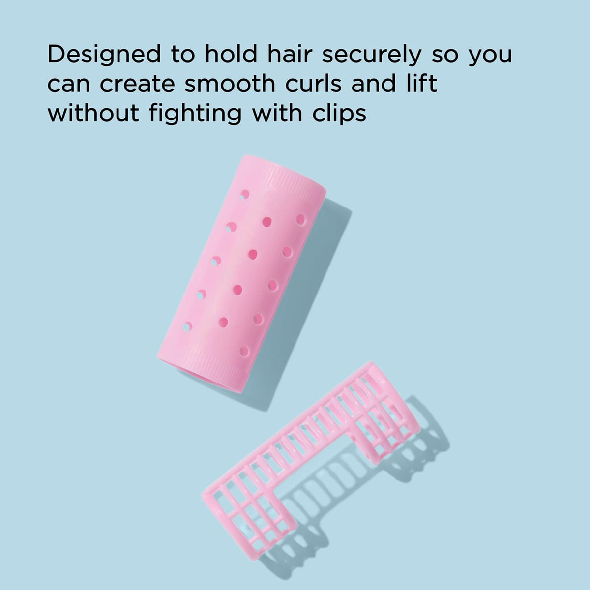 Snap-On Magnetic Rollers Pack of 8 Hair Curlers for Women and Girls, Small, Diameter, Pink, D4719, 8 Count (Pack of 1)