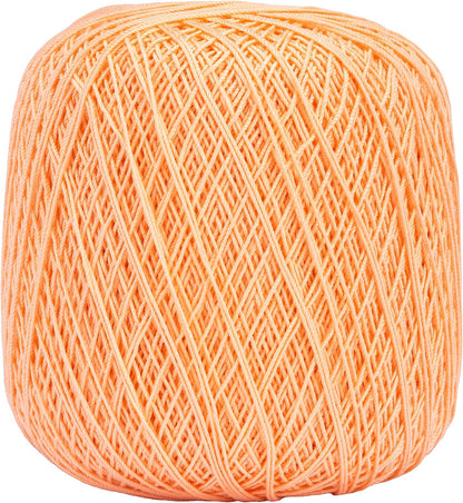 Coats Crochet Aunt Lydia's Crochet, Cotton Classic Size 10, Light Peach