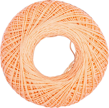 Coats Crochet Aunt Lydia's Crochet, Cotton Classic Size 10, Light Peach