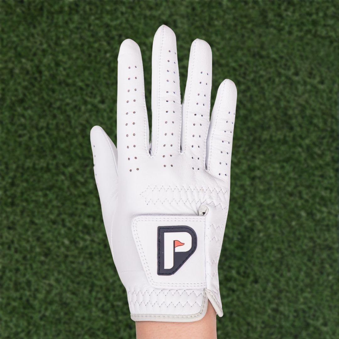 PUR3 Womens Golf Glove Left Hand and Right Hand - 2 Pack Ladies Golf Gloves - Ultra Soft Cabretta Leather
