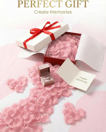 1000 PCS Artificial Fake Rose Petals(Pale Pink)