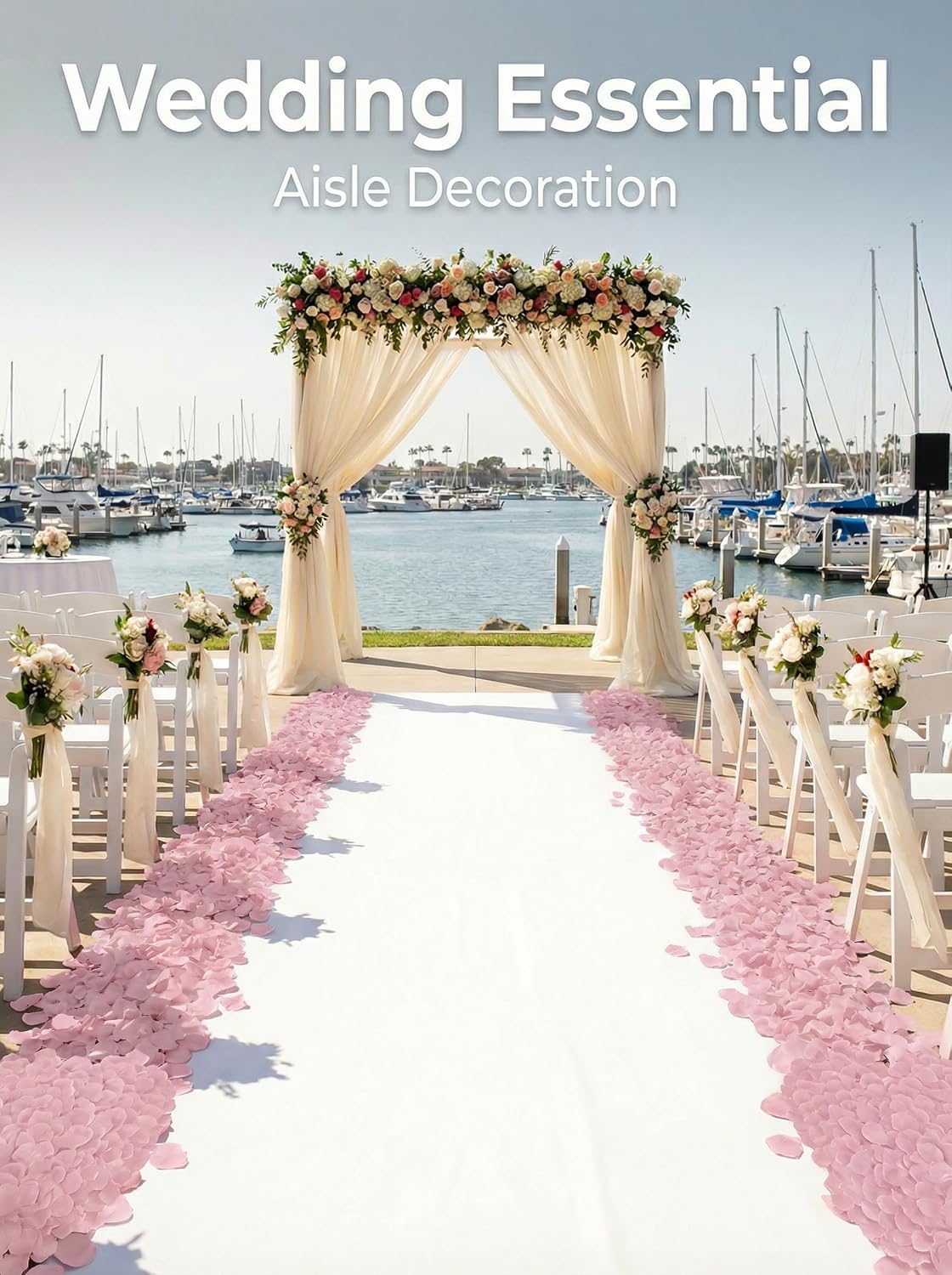 1000 PCS Artificial Fake Rose Petals(Pale Pink)