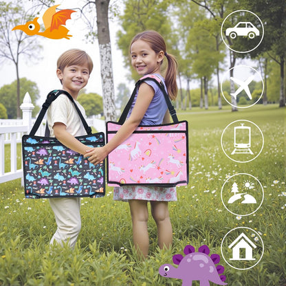 2PCS Kids Travel Tray for Toddler Car Seat