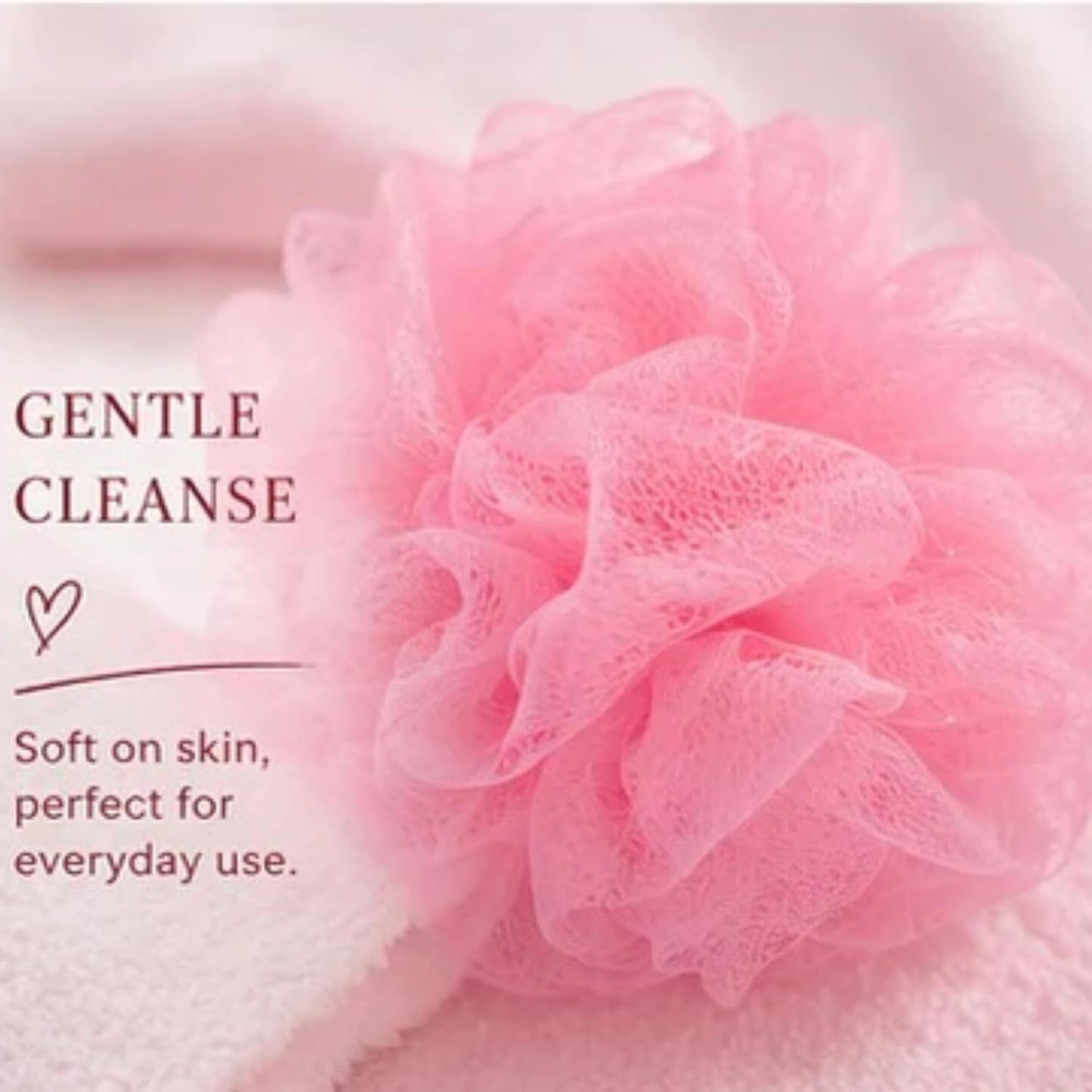 Pink Self Care Spa Gift Set for Women – Soft Girl Aesthetic Skincare Kit with Headband, Scrunchie, Bath Loofah & Cosmetic Bag – Cute Birthday, Teen Girl & Relaxation Gift