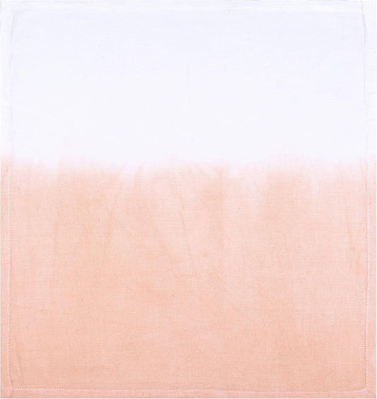 Ombre Cloth Napkins Cotton Linen 85% Cotton 15% Linen Set of 6 Cotton Linen Blend Dinner Napkins Perfect for Parties Dinners Weddings Cocktail Christmas Napkins 18x18 Ombre (Peach).
