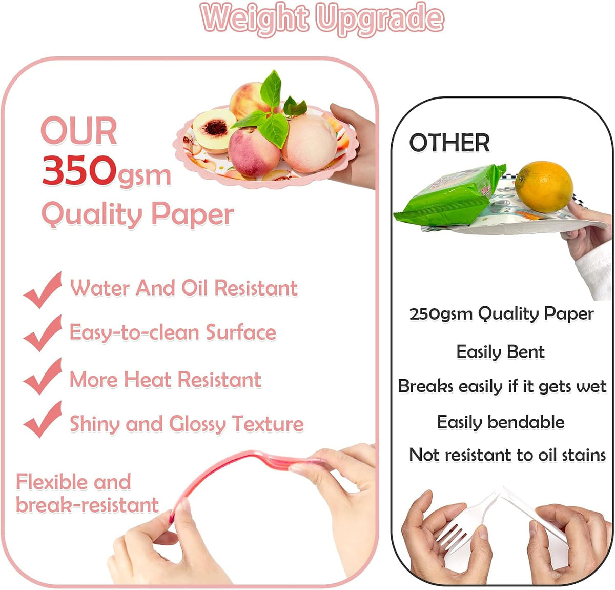 Peach Baby Shower Decorations, A Sweet Little Peach Is on the Way Party Supplies with Backdrop, Balloon Garland, Boxes, Tableware Set for Girls Summer Themed Party