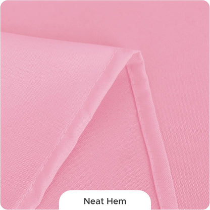 8 Pack Pink Tablecloths 60x102 Inch for 6 Ft Rectangle Tables