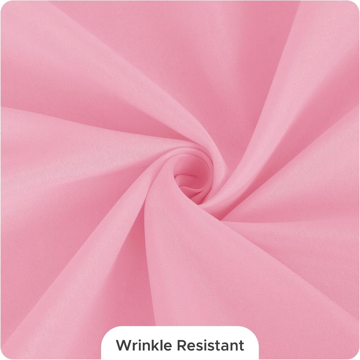 8 Pack Pink Tablecloths 60x102 Inch for 6 Ft Rectangle Tables