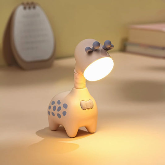 Giraffe Night Light USB Rechargeable Nursery Light Bedside Sleeping Light for Child Kids Students Birthday Party Gift Home Decor (Pink)