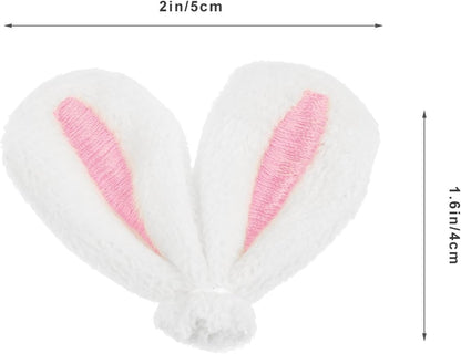 20Pcs DIY Hair Pins Easter Rabbit Ears Clips Decor