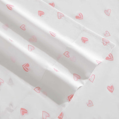 Twin Sheet Set with Fitted Sheet & Pillowcases, Cotton