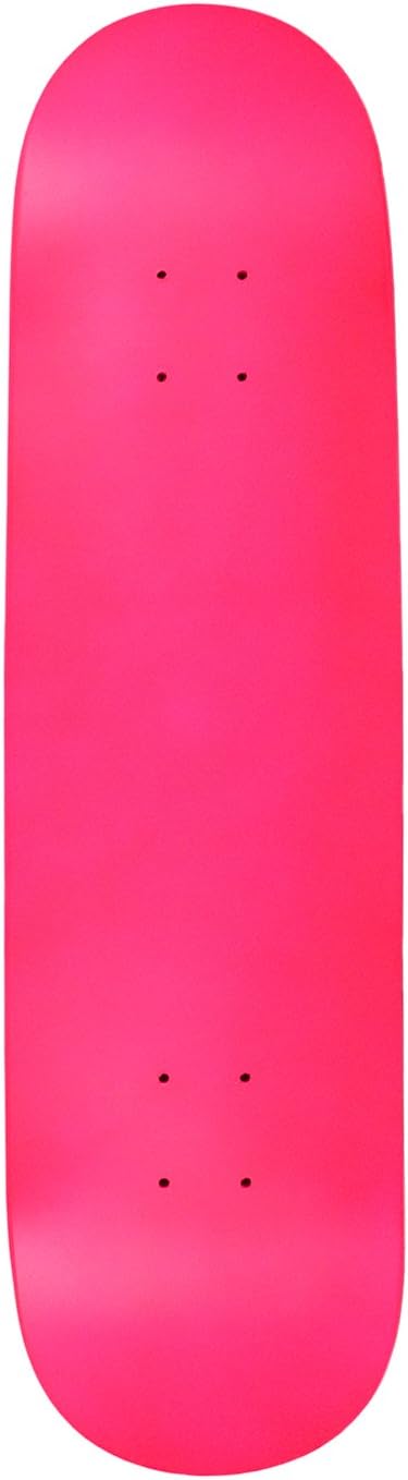 Blank Skateboard Deck - NEON Pink - 8.25"