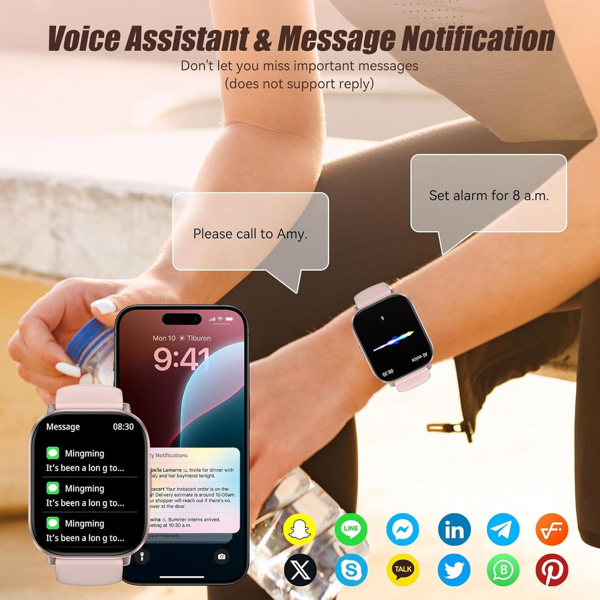 Smart Watch (Pink)
