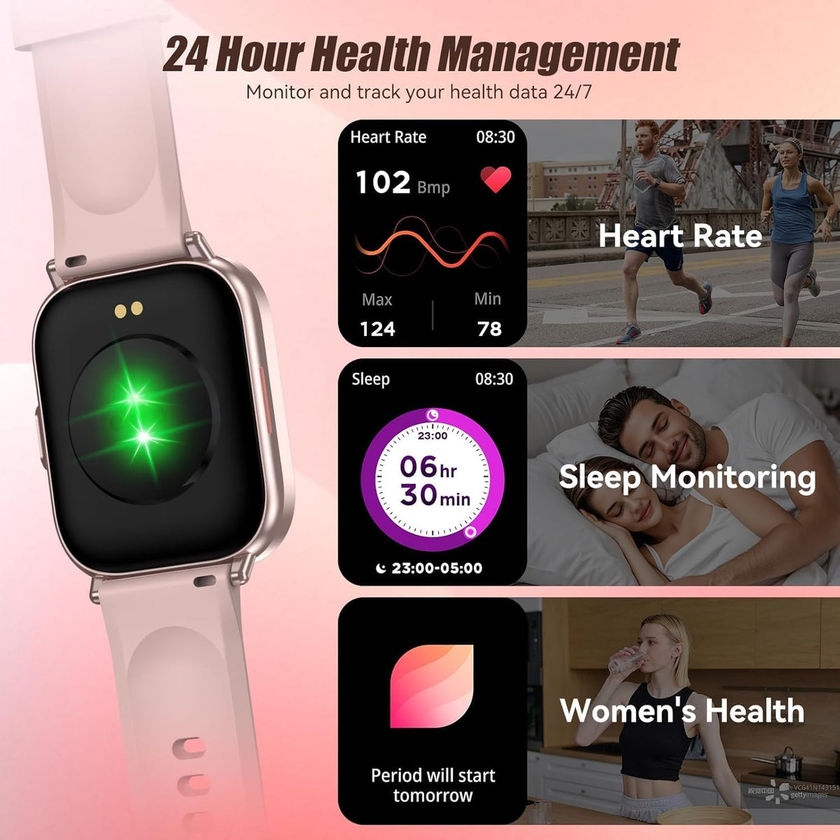 Smart Watch (Pink)