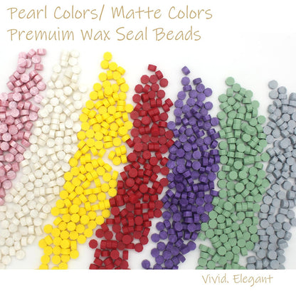 250pcs Wax Seal Beads Rose Pink, Premium Sealing Wax Beads for Stamp Seals, Octagon Seal Stamp Pellets Refill Pack for Wedding Invitation, Letter Envelope, Scrapbook DIY & Bridal Crafts