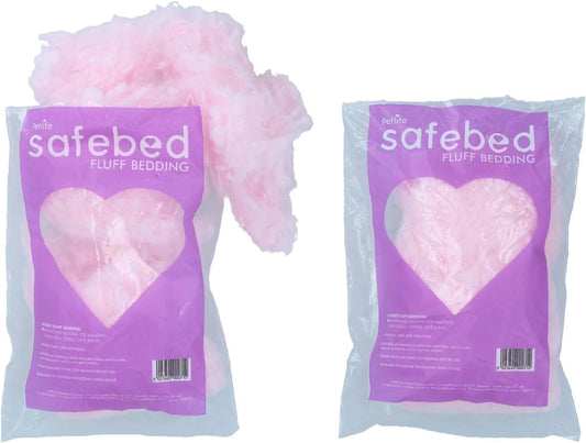 AB Tools 2PK Small Animal Hamster Gerbils Safe Bed Fluff Nesting Bedding - (Colour Varies)