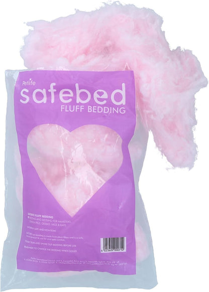 AB Tools 2PK Small Animal Hamster Gerbils Safe Bed Fluff Nesting Bedding - (Colour Varies)