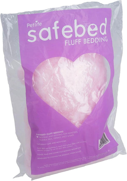 AB Tools 2PK Small Animal Hamster Gerbils Safe Bed Fluff Nesting Bedding - (Colour Varies)