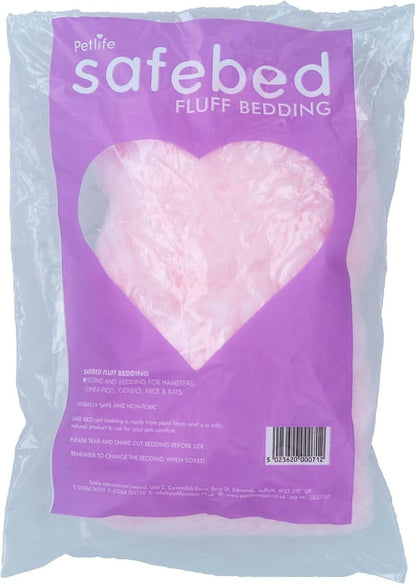 AB Tools 2PK Small Animal Hamster Gerbils Safe Bed Fluff Nesting Bedding - (Colour Varies)