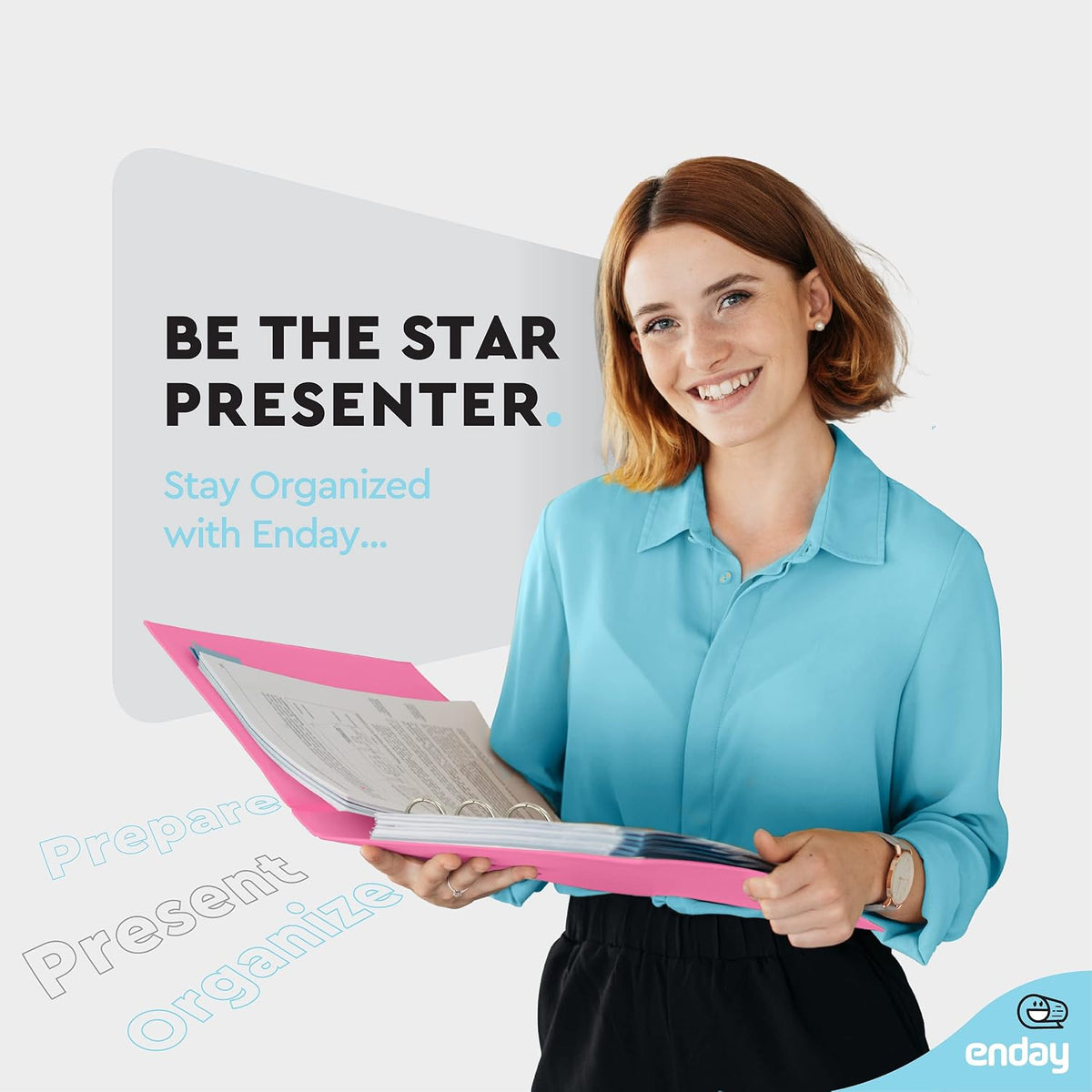 1 Inch Binder (6 Pack - Pink) 3 Ring Binder 1 inch with Clear View Cover and 2 Inside Pocket - for Letter Size 8.5 x 11'' Paper, Ideal for School Supplies, Office, and Home