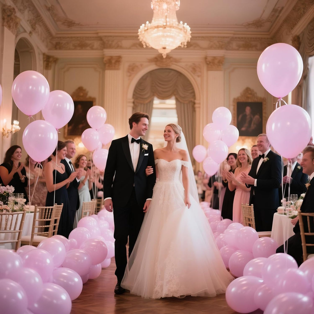 110pcs Pastel Pink Balloon 12 Inch, Pastel Pink Latex Balloons for Birthday Party Baby Shower Wedding(with 2 Ribbons).
