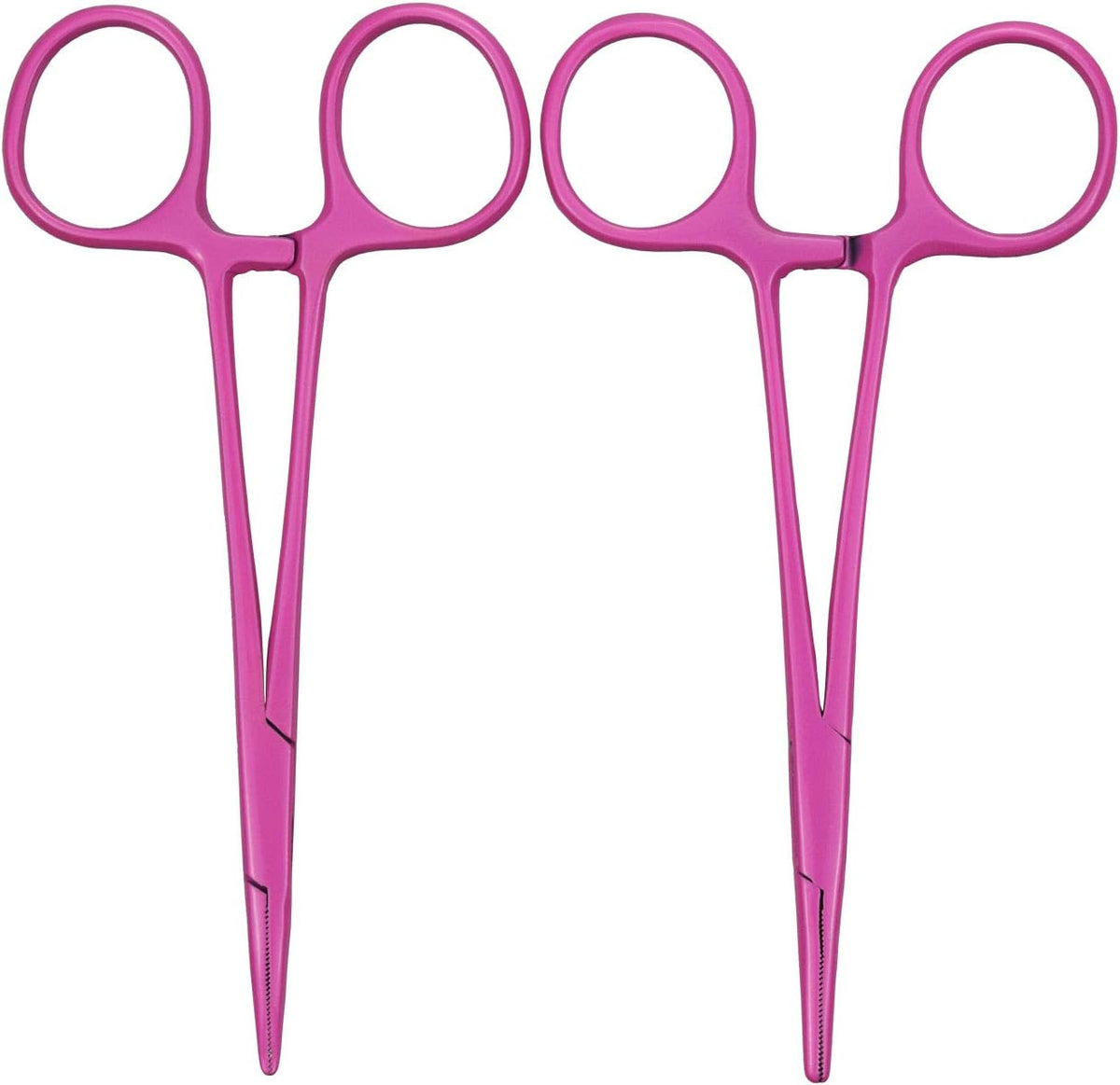Pet Colourful Stainless Steel Hemostat Hemostatic Forcep (Pink)