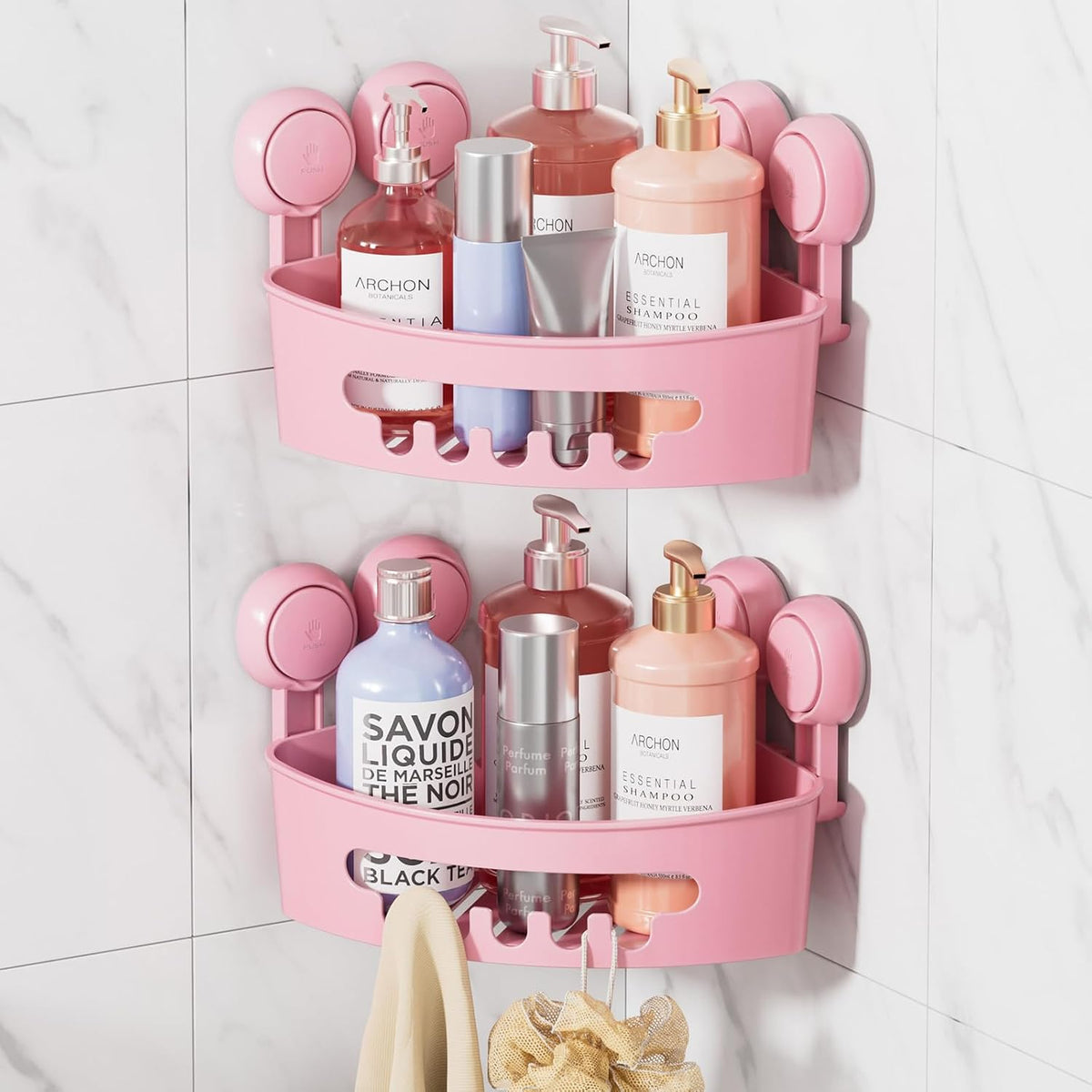 Corner Shower Caddy Suction Cup, Shower Shelves Suction Cup