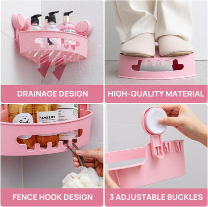 Corner Shower Caddy Suction Cup, Shower Shelves Suction Cup