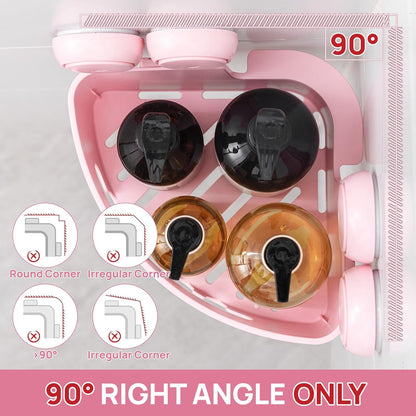 Corner Shower Caddy Suction Cup, Shower Shelves Suction Cup