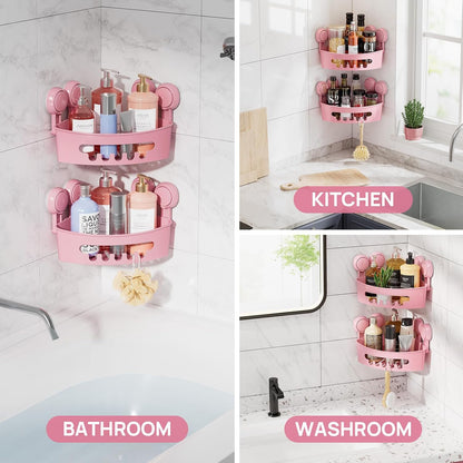 Corner Shower Caddy Suction Cup, Shower Shelves Suction Cup