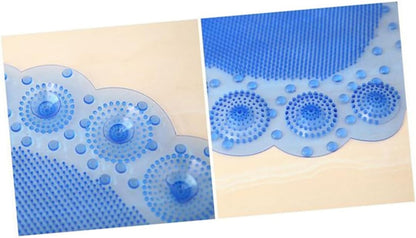 Shower Bath Mat PVC Non Slip Suction Cup Pad for Floor