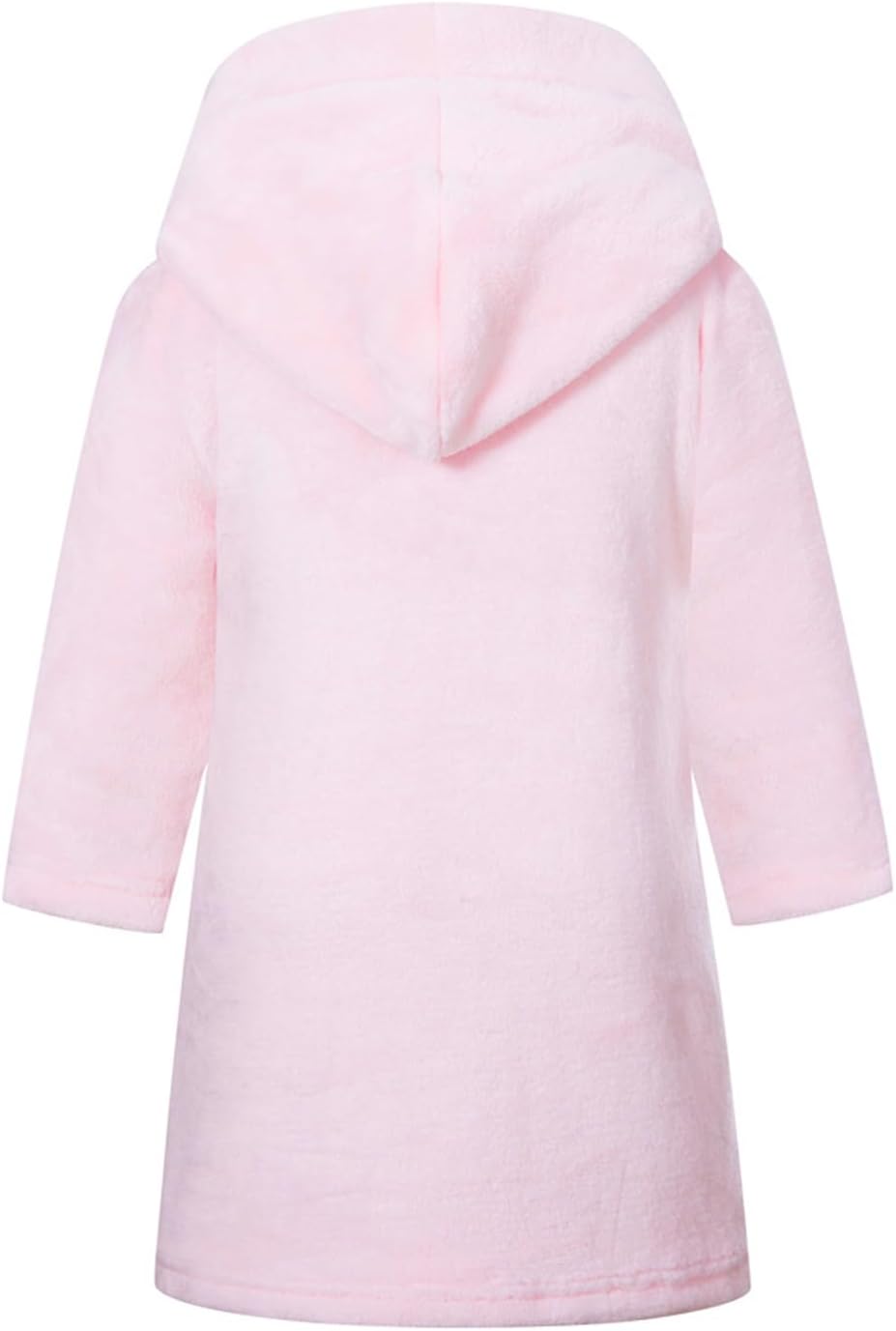 Girls Fleece Hooded Robe Warm Sleepwear for Toddler Kids Soft Fuzzy Bathrobe Gifts