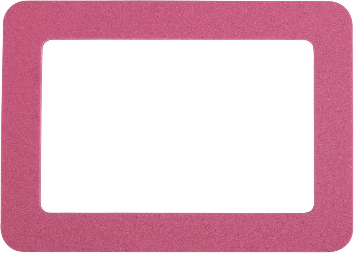 6-Pack Magnetic Photo Frames Pink 4 x 6 Encompases and Holds