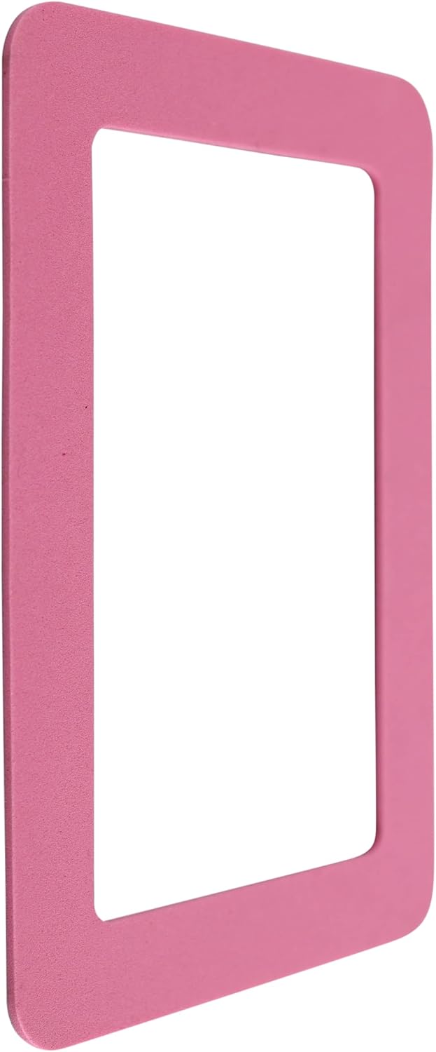 6-Pack Magnetic Photo Frames Pink 4 x 6 Encompases and Holds