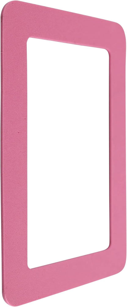 6-Pack Magnetic Photo Frames Pink 4 x 6 Encompases and Holds