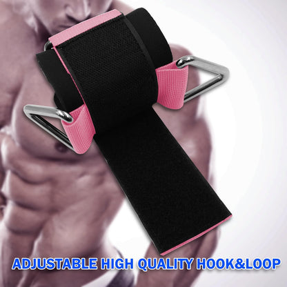 Wrist Cuffs for Cable Machines – Padded & Adjustable Straps for Lateral Raises, Tricep Pushdowns & Strength Training